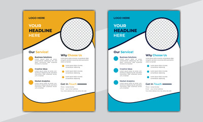 Corporate business flyer design and digital marketing agency