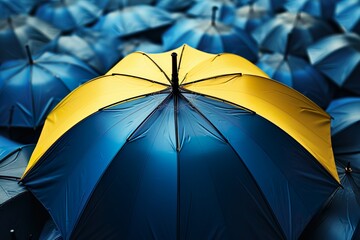 Ukraine. Safe sky. Help cover the sky. Umbrellas cover the sky of Ukraine and the world.