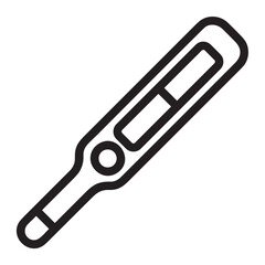 Thermometer medicine icon symbol image vector. Illustration of the temperature cold and hot measure tool design image