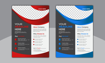 Creative Corporate & Business Flyer Brochure Template Design
