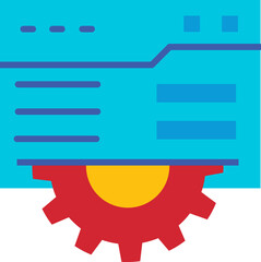 Website setting technology illustration