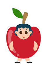 Cute funny vegetable character illustration. Vector hand drawn cartoon kawaii character illustration icon. Isolated on white background. Beet vegetable character concept