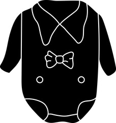 Baby Clothing illustration, icon, element for decoration.