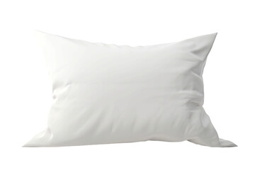 A transparent background showcasing a soft pillow without any markings.