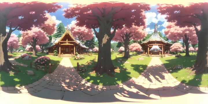 Fairtale Magic Forest Anime 360 HDRI