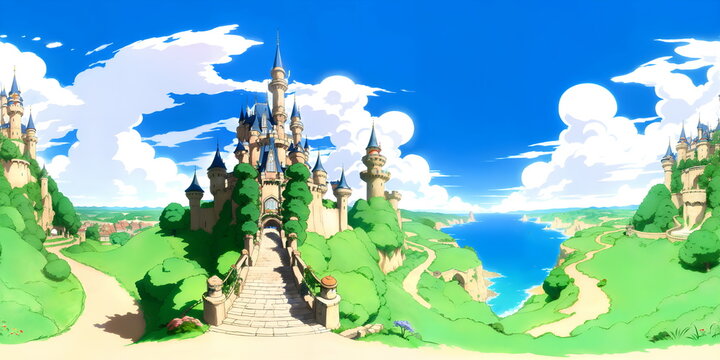 Fairtale Magic Castle Anime 360 HDRI