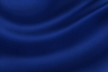 dark blue abstract background, satin silky. old navy blue color. background space design. soft wave fold