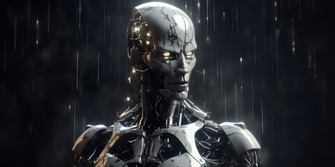 Artificialintelligenceroboticsautomationdatadynami generative AI - obrazy, fototapety, plakaty