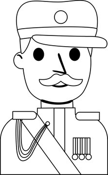 recommend clip art: Soldier General Icon