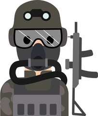 Seal Flat Illustration