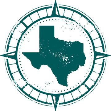 Explore Texas USA State Tourism Stamp