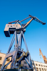crane at the port