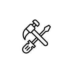 Maintenance icon design with white background stock illustration