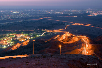 Beautiful Road ways in United Arab Emirates