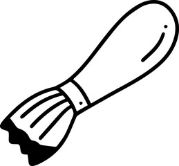 paintbrush cartoon line doodle