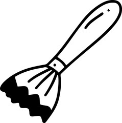 paintbrush cartoon line doodle