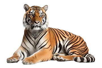 Tiger Illustration , isolated transparent background, PNG