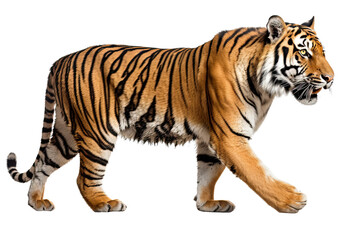 Fototapeta na wymiar Tiger Illustration , isolated transparent background, PNG