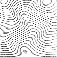 abstract geometric black brush wave line pattern.