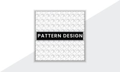 Colorful And Unique Pattern Design Template With Minimal Shape And Vector Background