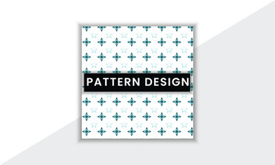 Colorful And Unique Pattern Design Template With Minimal Shape And Vector Background