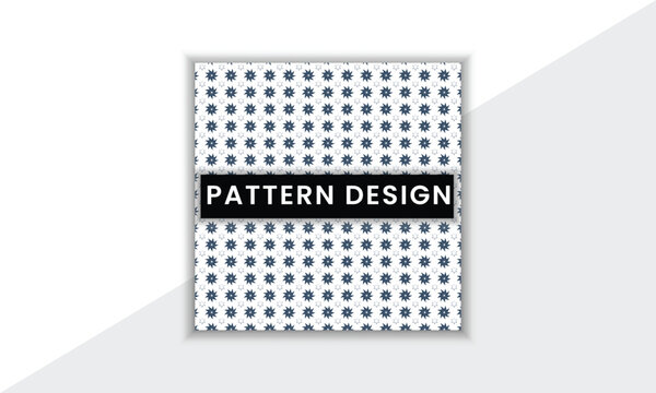 Colorful And Unique Pattern Design Template With Minimal Shape And Vector Background