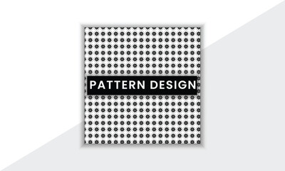 Colorful And Unique Pattern Design Template With Minimal Shape And Vector Background