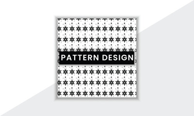 Colorful And Unique Pattern Design Template With Minimal Shape And Vector Background