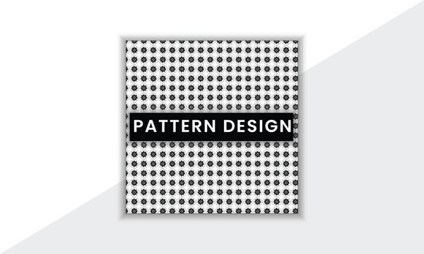 Colorful And Unique Pattern Design Template With Minimal Shape And Vector Background