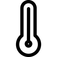 Thermometer medicine icon symbol image vector. Illustration of the temperature cold and hot measure tool design image.