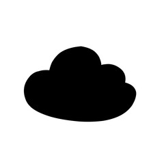 Clouds silhouettes vector