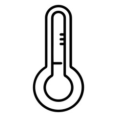 Thermometer medicine icon symbol image vector. Illustration of the temperature cold and hot measure tool design image.