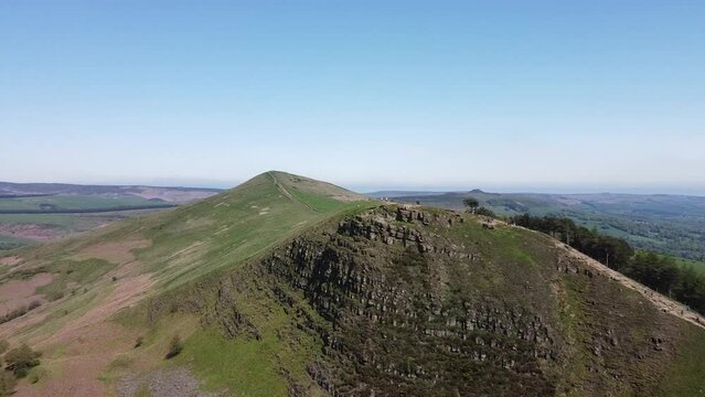 Aerial Serenade: Mam Tor and the Enchanting Peaks