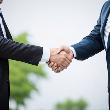 closeup of handshake of business partners.

