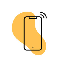 Vibrating phone icon
