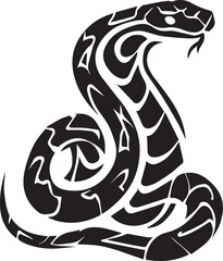 snake tattoo design illustration
