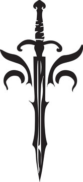 sord vector tattoo design illustration