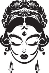 Women vector tattoo design illustration