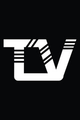 TV letter logo
