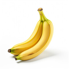 Banana on a white background
