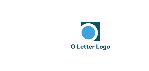 Fototapeta O letter logo design obraz
