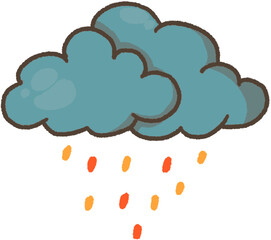 cloud and rain