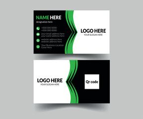 corporate simply modern business card design 