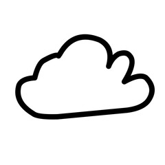 Cloud shapes collection vector