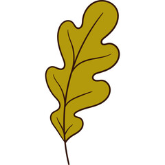 oak leaf autumn color