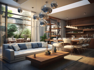 Interior Of Modern Living Room