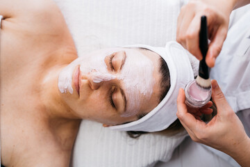 Woman in beauty salon