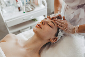 Massages for woman in beauty salon 