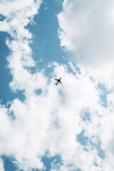 airplane in the sky