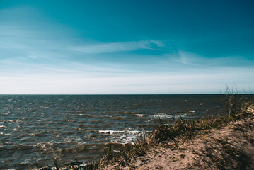 beach in the morning